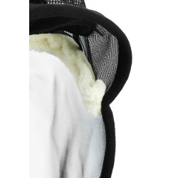 Máscara anti-moscas anti-UV Equithème 2 en 1 Nero