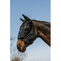 Fliegenmaske/ UV-Schutz Equithème Doux Nero