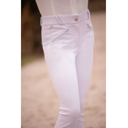 Pantaloni da equitazione Eden by PL New Romy Bianco
