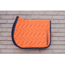 Tappeto Wavy Paddock Sports Arancione / blu navy