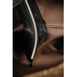 Borsa per strigliatura con rotelle Equithème Marrone