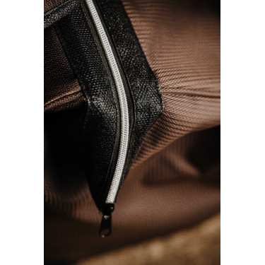 Borsa per strigliatura con rotelle Equithème Marrone