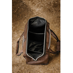 Borsa per strigliatura con rotelle Equithème Marrone
