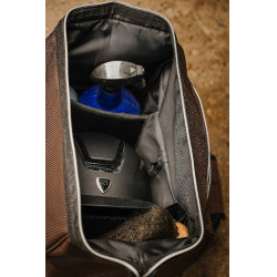 Borsa per strigliatura con rotelle Equithème Marrone