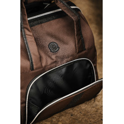 Borsa per strigliatura con rotelle Equithème Marrone