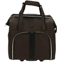 Borsa per strigliatura con rotelle Equithème Nero