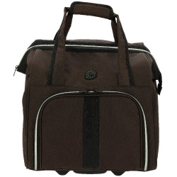 Borsa per strigliatura con rotelle Equithème Marrone