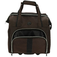 Borsa per strigliatura con rotelle Equithème Marrone Borsa per strigliatura con rotelle Equithème Marrone