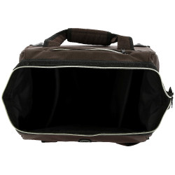 Borsa per strigliatura con rotelle Equithème Marrone