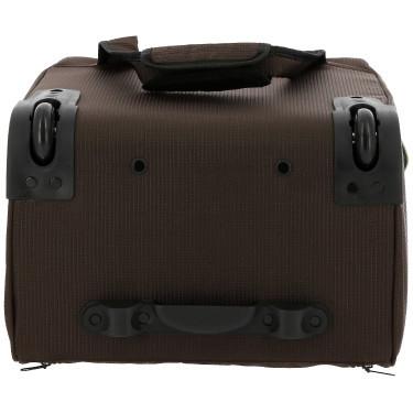 Borsa per strigliatura con rotelle Equithème Marrone