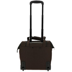 Borsa per strigliatura con rotelle Equithème Marrone