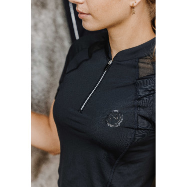 Polo Ti amo Equithème Alice Nero