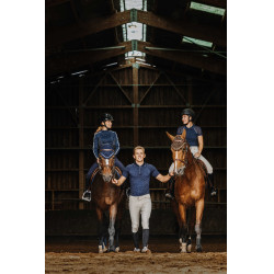 Polo Equithème Originals Agathe Marina Blu marino