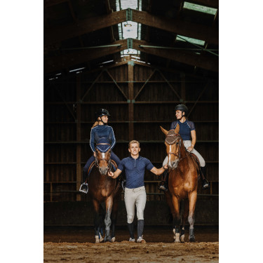 Polo Equithème Originals Agathe Marina Blu marino