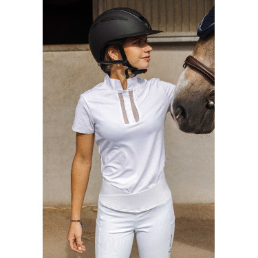Polo Equithème Riyadh Bianco