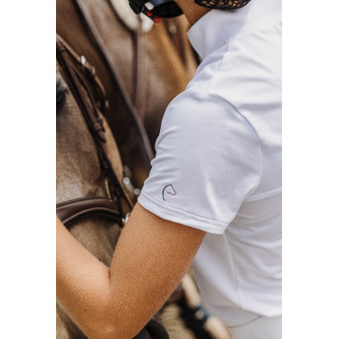 Polo Equithème Riyadh Bianco