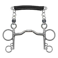 Mors pelham Metalab Elite curvo con aste lunghe