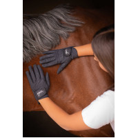 Guanti Eden by Pénélope Prisma Strass Nero