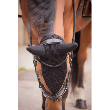 Cuffie antimosche PADDOCK - Soundless lunghe Nero