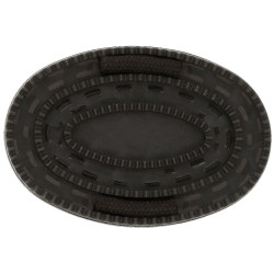 Striglia Ti amo Equithème Strass Marrone