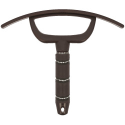 Coltello riscaldante Ti amo Equithème Strass Marrone