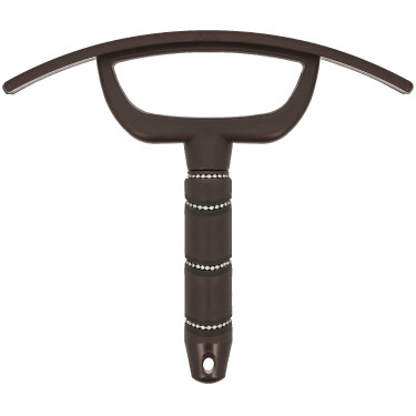 Coltello riscaldante Ti amo Equithème Strass Marrone