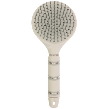 Spazzola per crini Je t'aime Equithème Strass Beige
