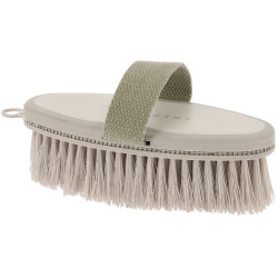 Spazzola morbida Ti amo Equithème Strass Beige Spazzola morbida Ti amo Equithème Strass Beige