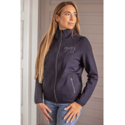 Giacca Pénélope Tweeny strass Marina Blu marino