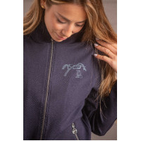 Giacca Pénélope Tweeny strass Marina Blu marino