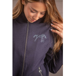 Giacca Pénélope Tweeny strass Marina Blu marino