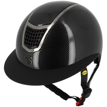 Casco Equithème Airy LM Nero carbone lucido