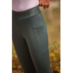 Pantaloni Pull On Eden by Pénélope Delphe Verde scuro