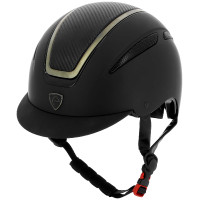 Casco EQUITHEME Agris Nero cromo carbonio