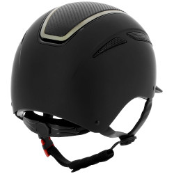 Casco EQUITHEME Agris Nero cromo carbonio