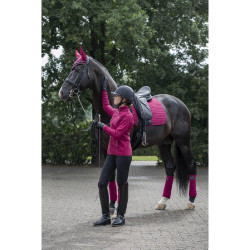 Tappetino LeMieux Suede Dressage Square Mora Bordeaux Tappetino LeMieux Suede Dressage Square Mora Bordeaux