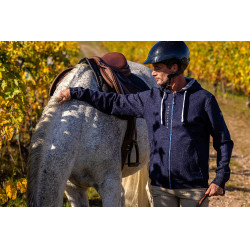 Felpa Equithème Hervé Blu navy
