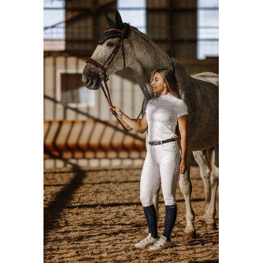 Polo Equithème Funza Maniche corte Bianco