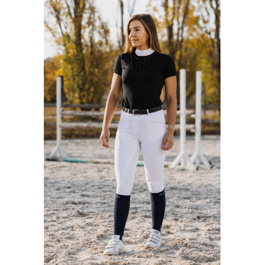 Polo Equithème Funza Maniche corte Blu navy