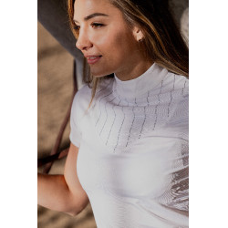 Polo Equithème Funza Maniche corte Bianco