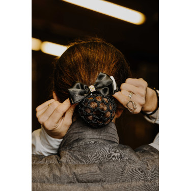 Retina per capelli Equithème Perla Nero / bianco