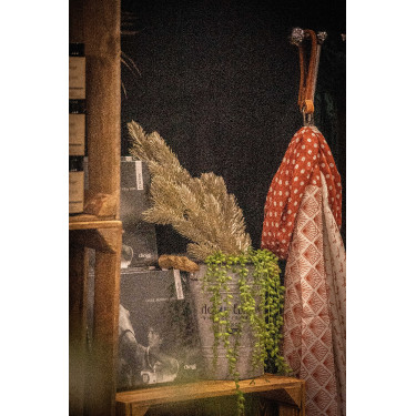 Porta foulard Pénélope Cognac Marrone