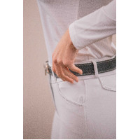 Polo da concorso Pénélope Séville Mesh maniche lunghe Bianco