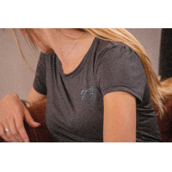 T-shirt Tecty Pénélope maniche corte Grigio