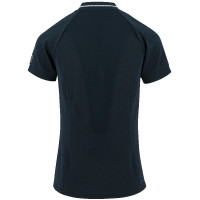 Polo Equithème Elodie Maniche corte Blu navy