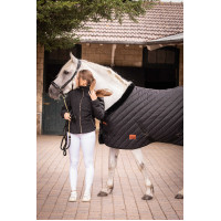 Coperta da scuderia Diagonale Paddock Sports 400g Nero