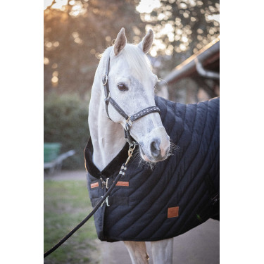 Coperta da scuderia Diagonale Paddock Sports 400g Nero Coperta da scuderia Diagonale Paddock Sports 400g Nero