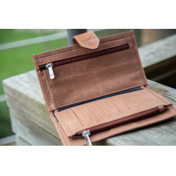 Portafoglio Pénélope Bertille Cognac Marrone