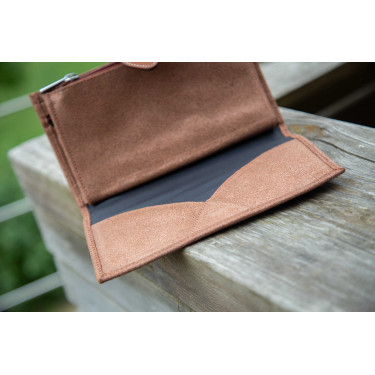 Portafoglio Pénélope Bertille Cognac Marrone