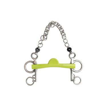 Morso pelham Metalab Flexi Soft mezzaluna con aste corte Verde